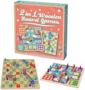 2 in 1 Wooden Board Games