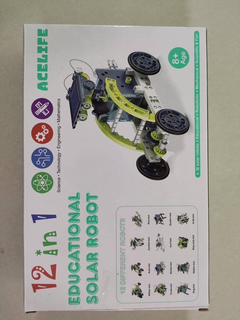ACELIFE STEM Solar Robot Toy 12-in-1 Kit