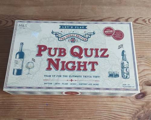 M&S The Great British Pub Quiz Night