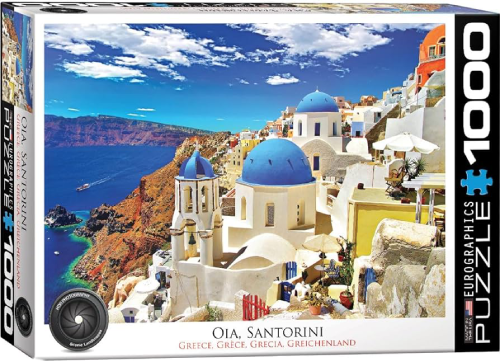 Eurographics Puzzle: Oia, Santorini 1000-piece puzzle
