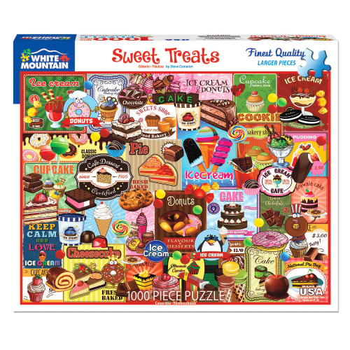 White Mountain Puzzles: Sweet Treats (1000 pcs)