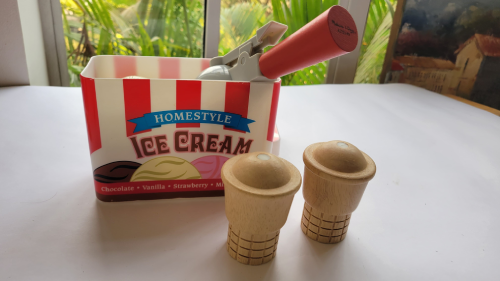Melissa & Doug Scoop & Stack Ice Cream Cone Play Set!