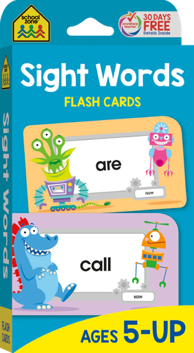 School Zone Sight Words Flash Cards